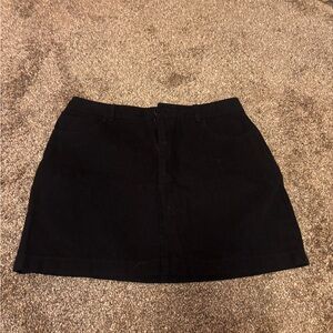 Forever 21 Black denim Mini Skirt